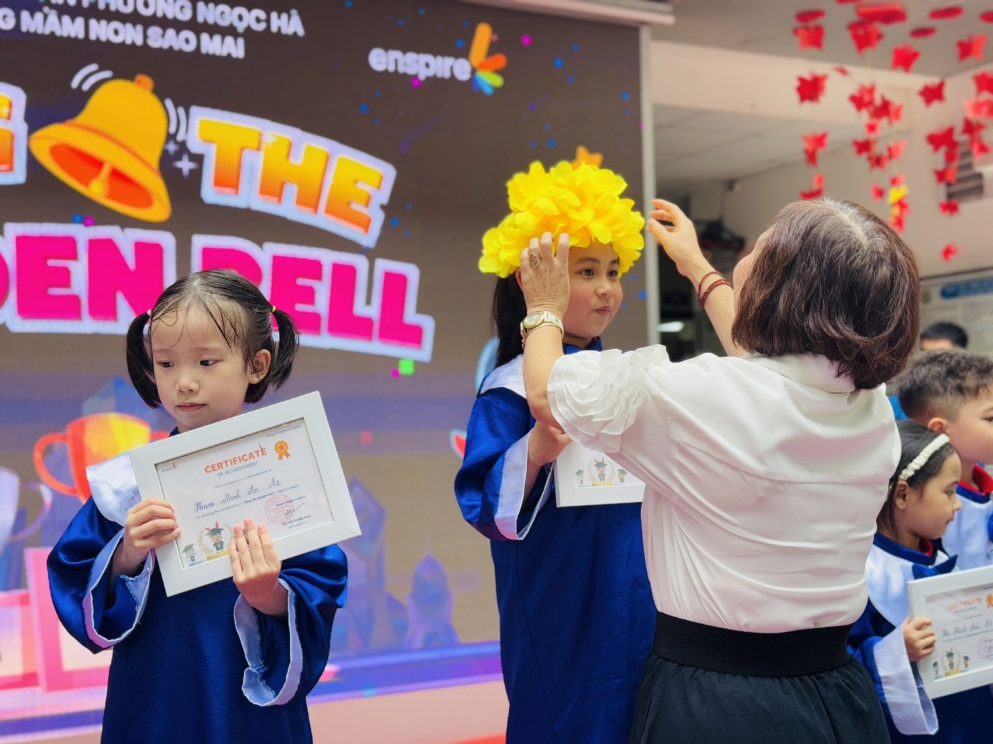 Trường Mầm non Sao Mai: “Ring the Golden Bell 2026” Sân chơi tiếng Anh - Nơi những tài năng nhí tự tin tỏa sáng